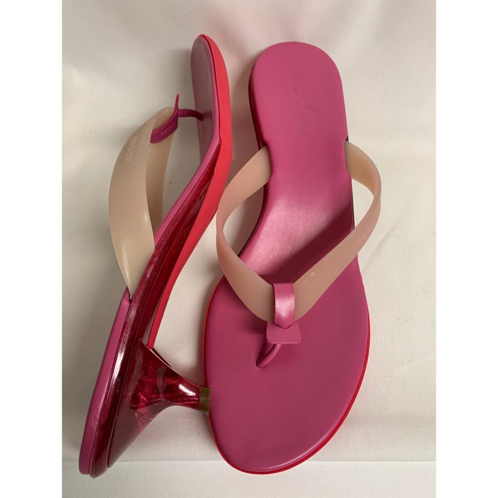 Hogan Sandals Thongs Pink 40 10